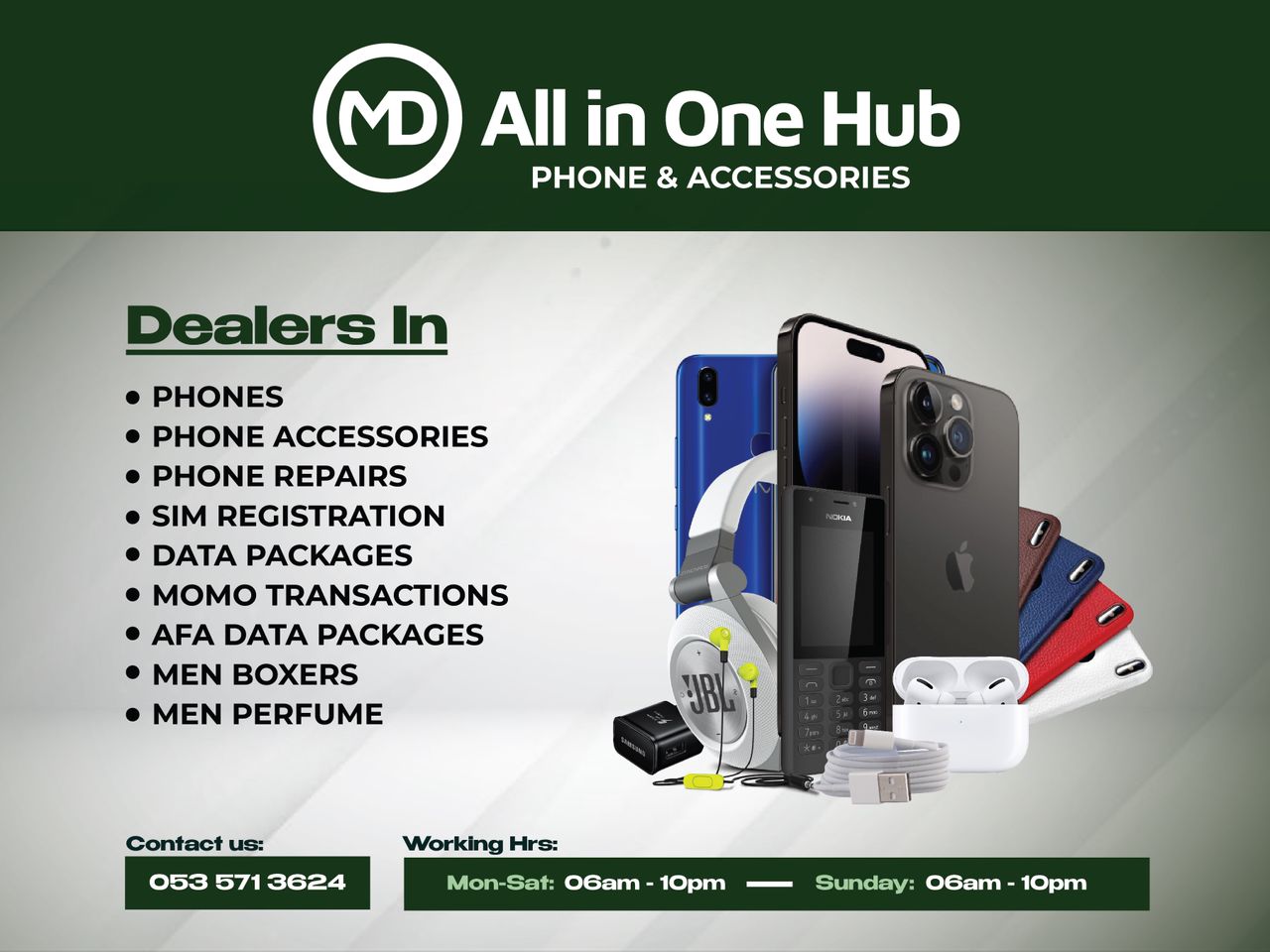 MD All In One Hub Main Platform Interface